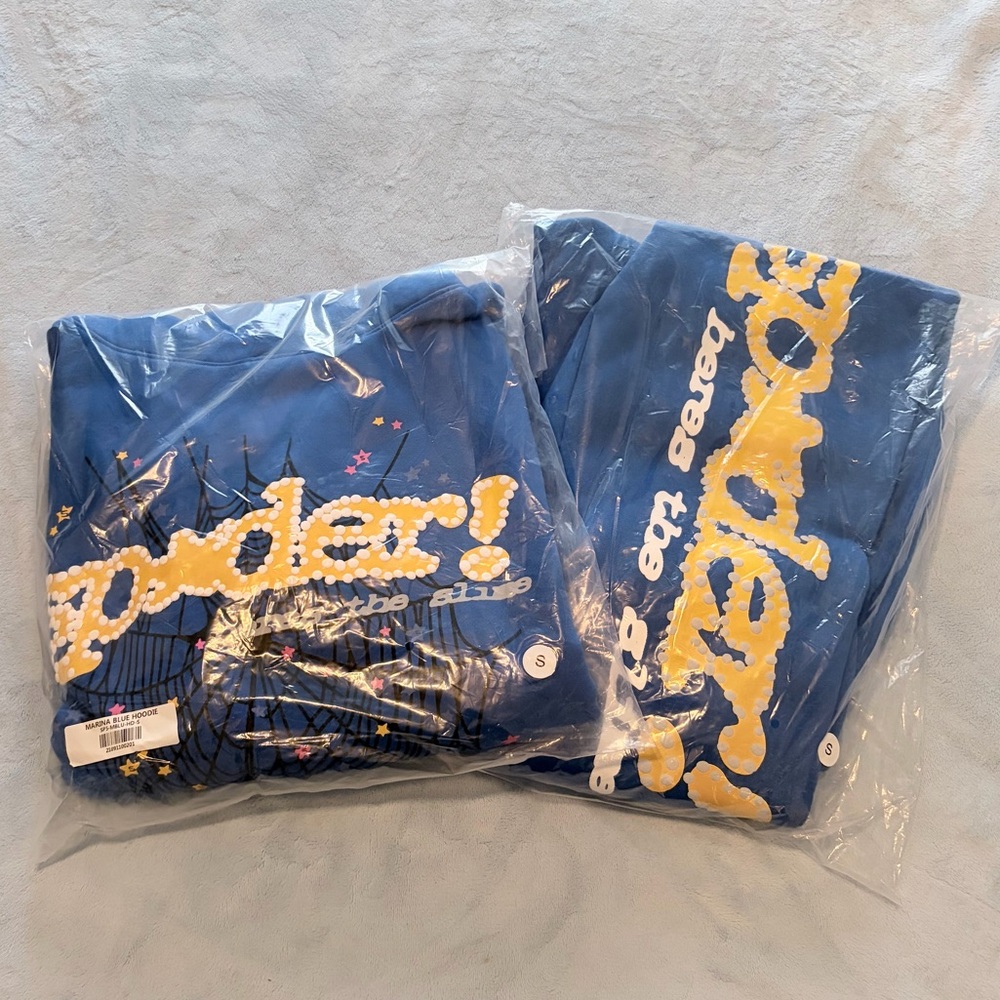 Blue ‘Sp5der’ Graphic Sweatset